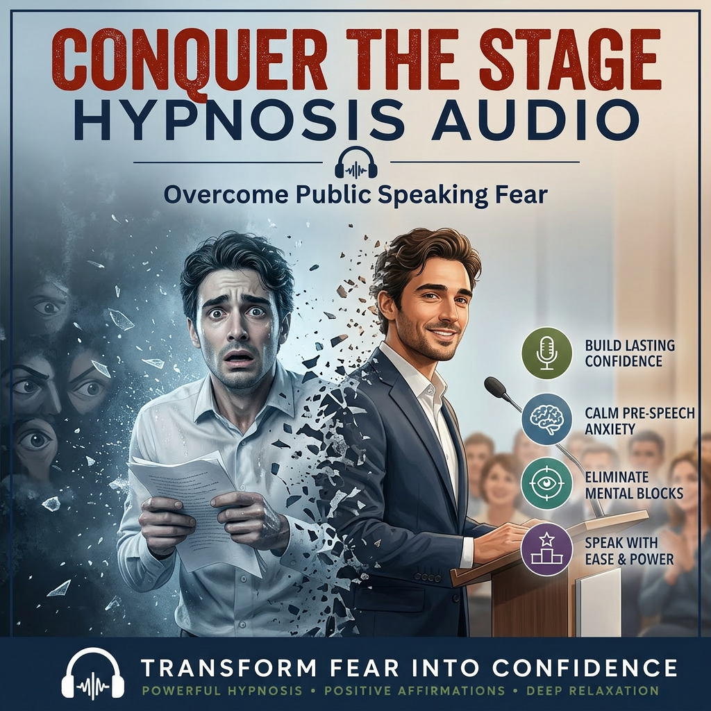 Conquer the Stage: Hypnosis Audio for Public Speaking Fear